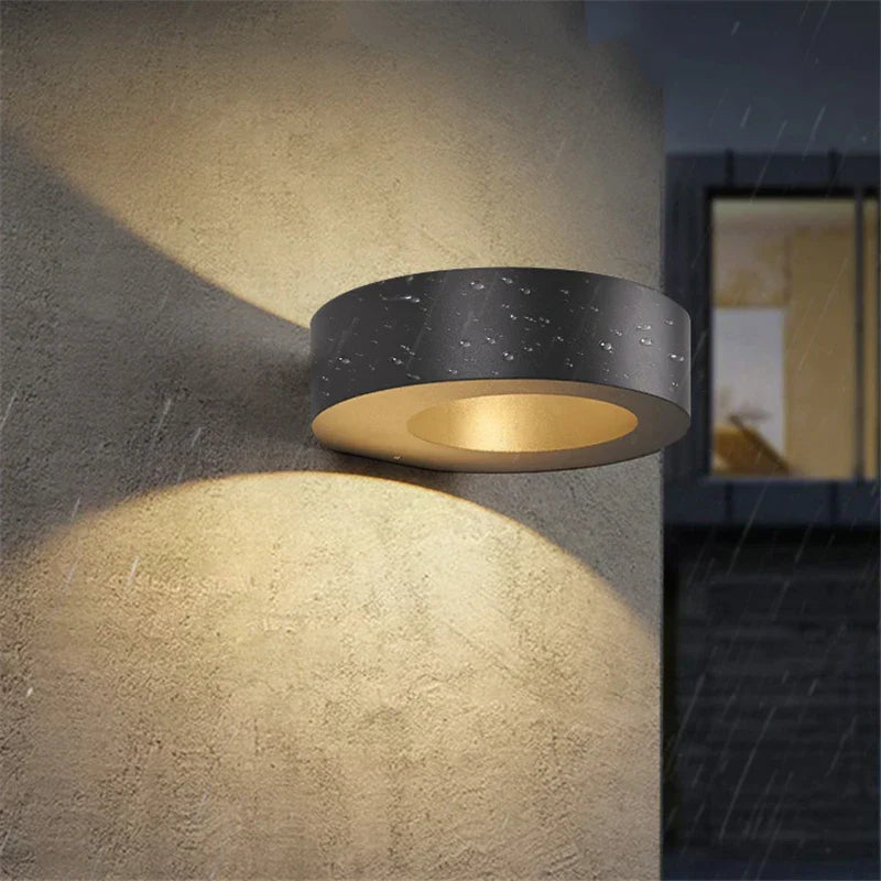 HydroGleam - Waterdichte Wandlamp voor Buiten