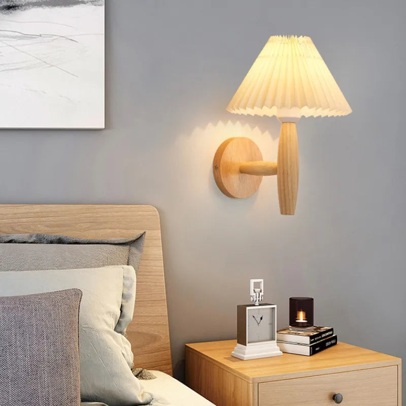 WoodLuxe - Moderne Houten Wandlamp