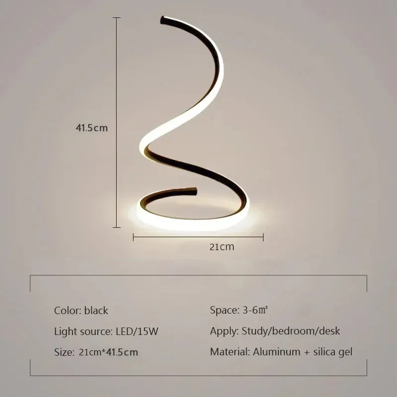 GlowStream - Moderne LED Tafellamp