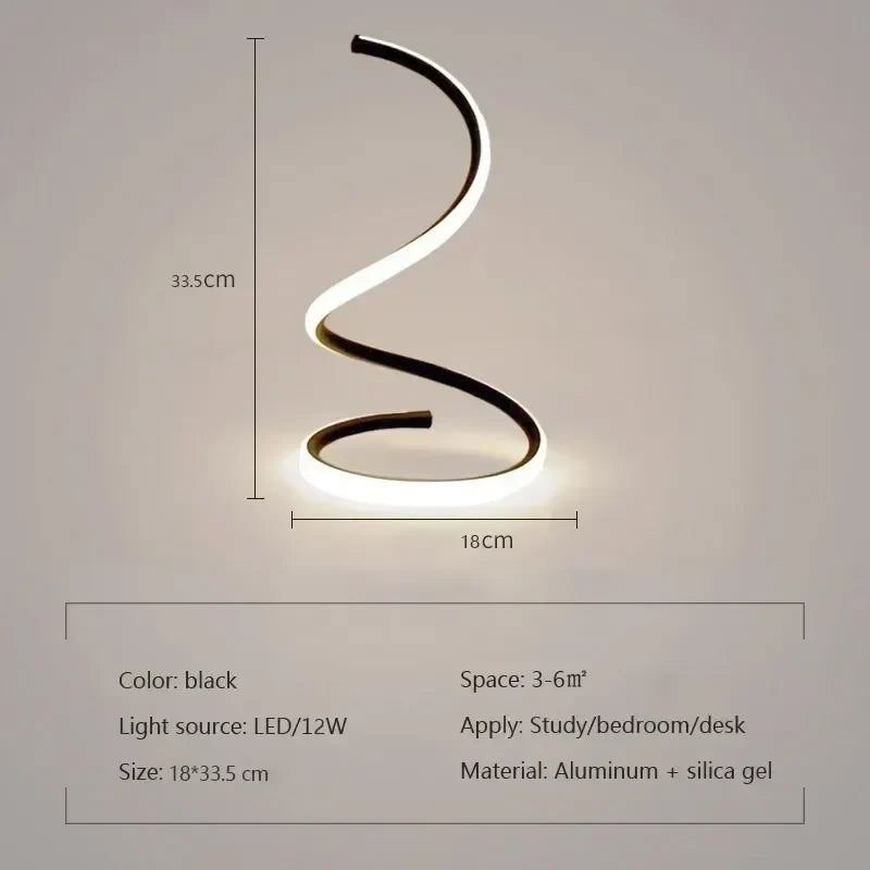 GlowStream - Moderne LED Tafellamp