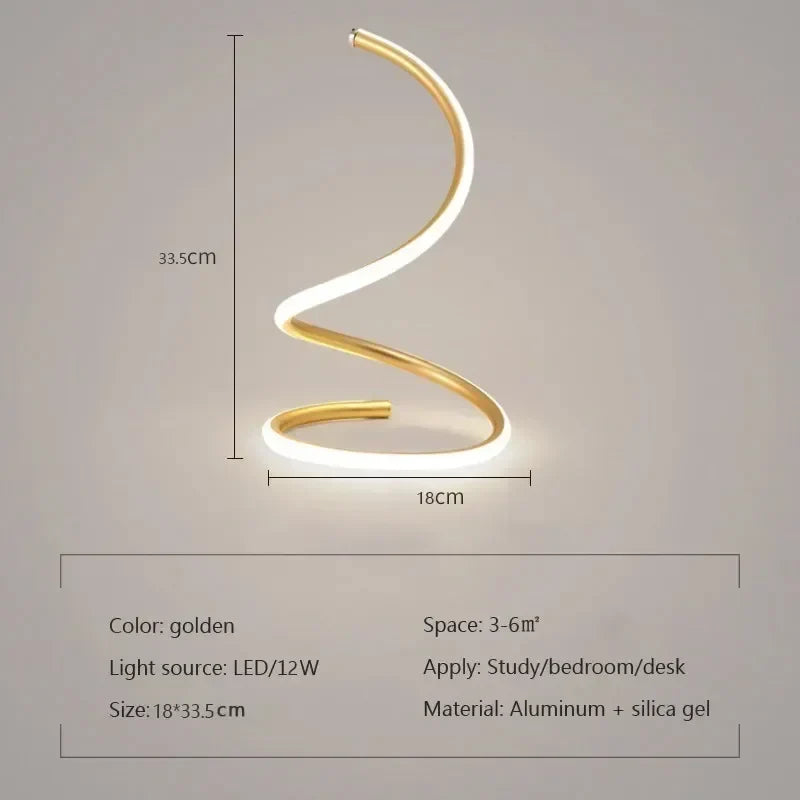 GlowStream - Moderne LED Tafellamp