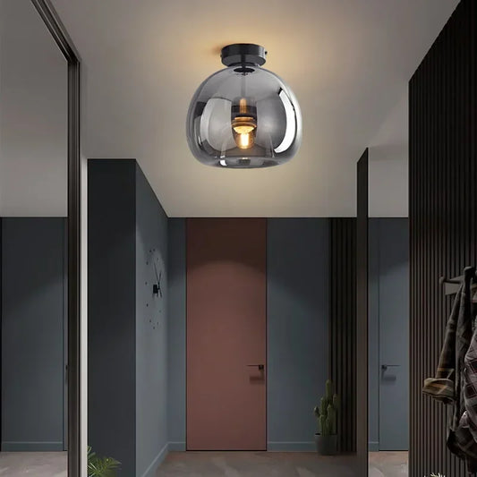 EssenceGlow - Lámpara de techo de cristal minimalista