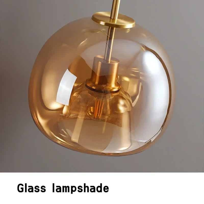 EssenceGlow - Lámpara de techo de cristal minimalista