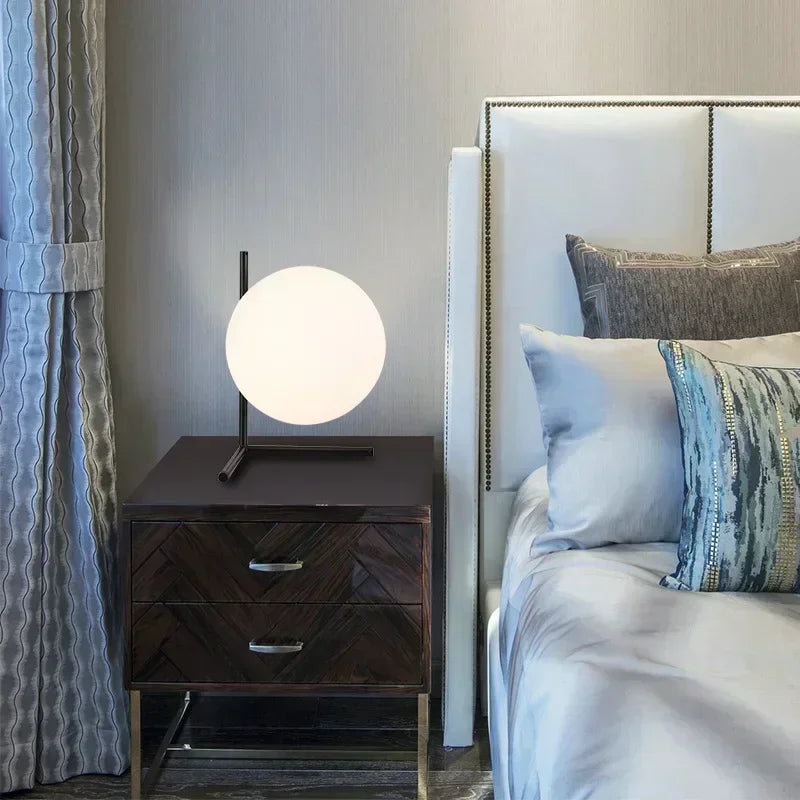 UrbanElegance - Lámpara de hogar vidriada minimalista moderna
