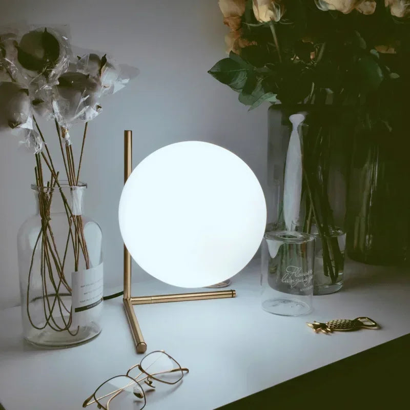ClearEleganz - Lámpara de mesa minimalista moderna 