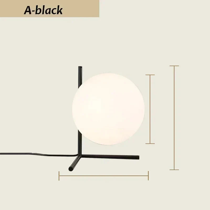 UrbanElegance - Lámpara de hogar vidriada minimalista moderna