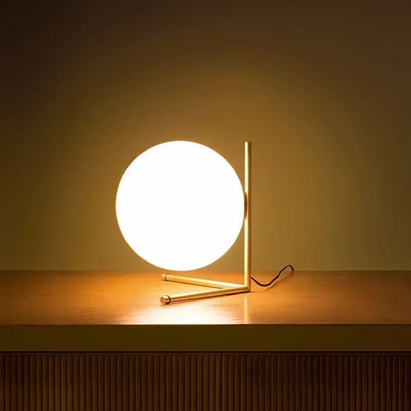 ClearEleganz - Lámpara de mesa minimalista moderna 