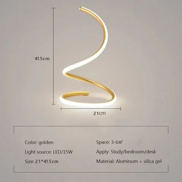 BrillianceFlex - Lámpara de mesa LED moderna