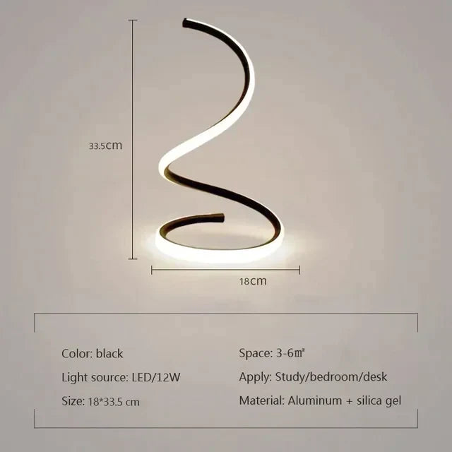 BrillianceFlex - Lámpara de mesa LED moderna