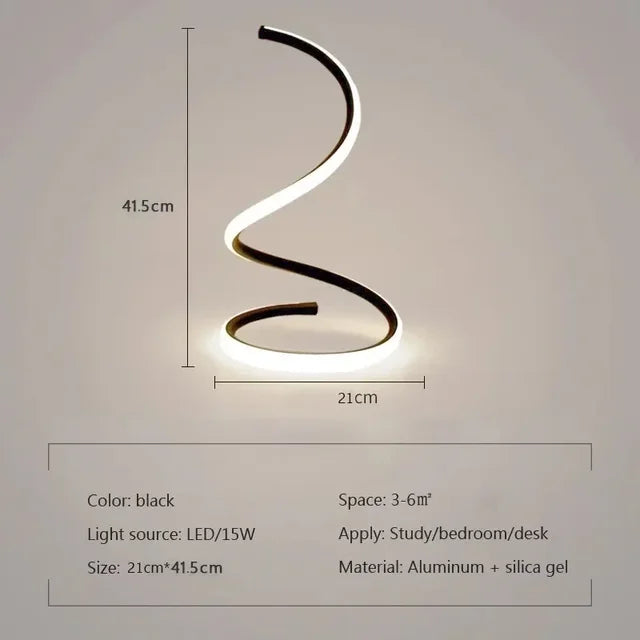 BrillianceFlex - Lámpara de mesa LED moderna