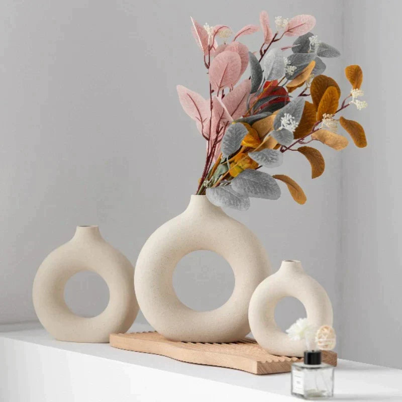 ZenGlas - Elegante Vaas voor een Rustgevend Interieur