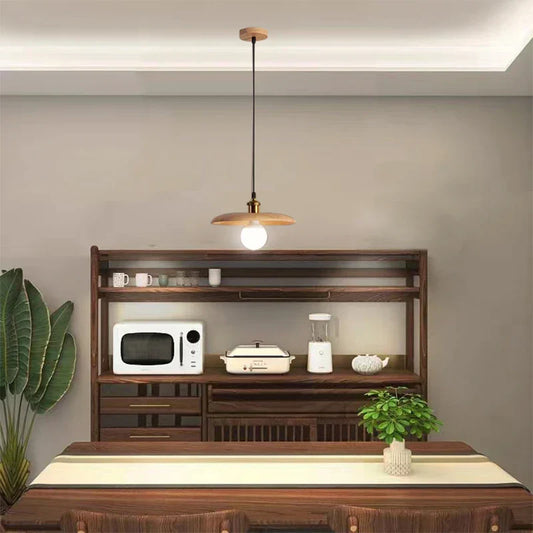 NordicNook - Lámpara colgante Scandinavische Houten