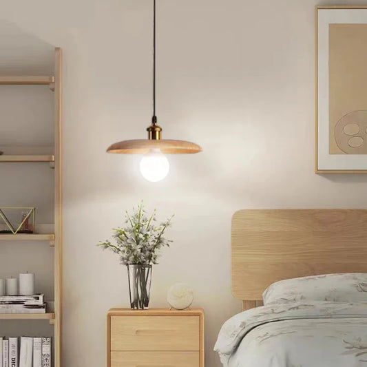 NordicNimbus - Lámpara colgante Scandinavische Houten 