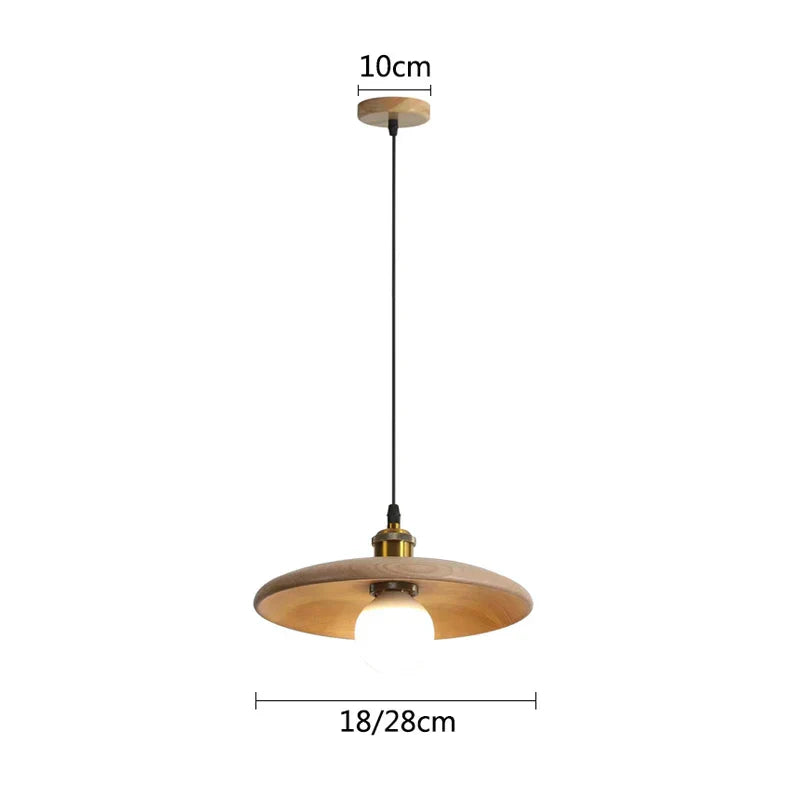 NordicNook - Lámpara colgante Scandinavische Houten
