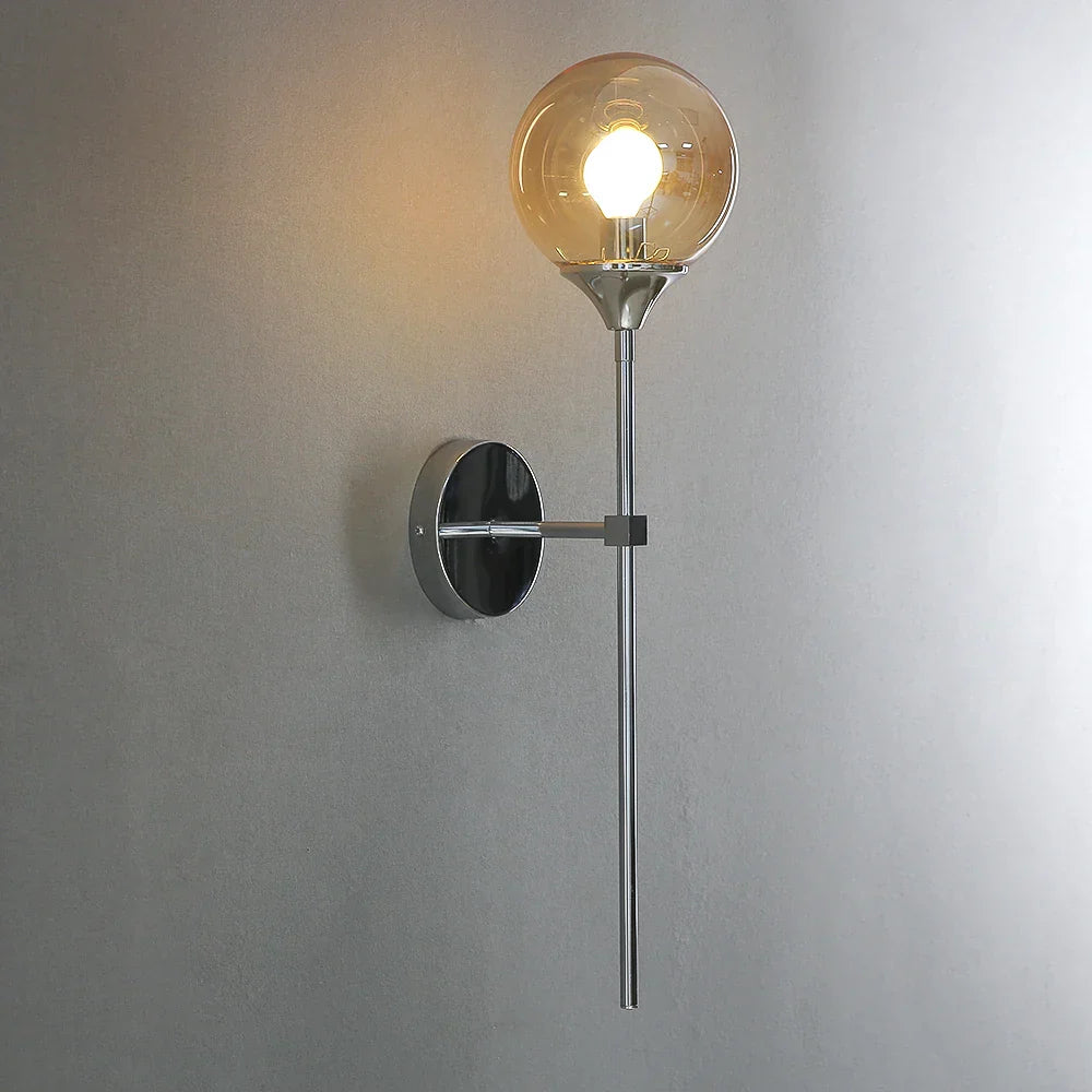 GlimmerNord - Scandinavisch Modern Glas Wandlamp