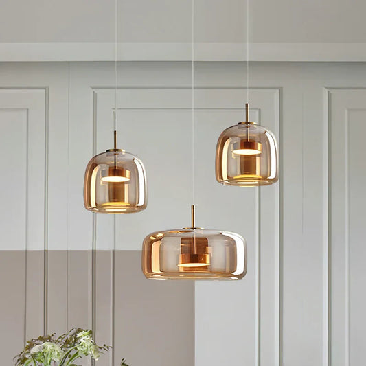ClearAura - Lámpara de cristal minimalista