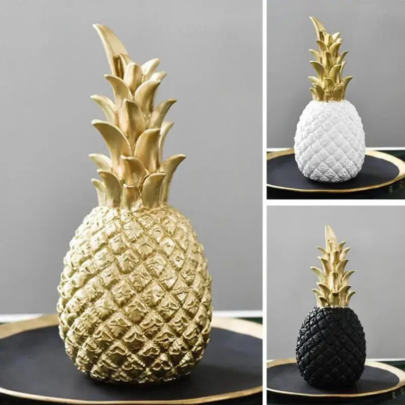 LumiPine - Gouden Ananas Woondecoratie