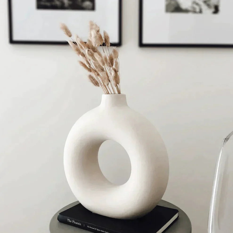 ZenGlas - Elegante Vaas voor een Rustgevend Interieur