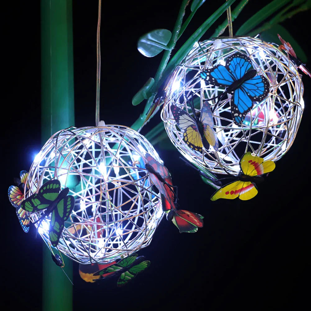 ButterBright - Hangende Solarlamp Vlinder