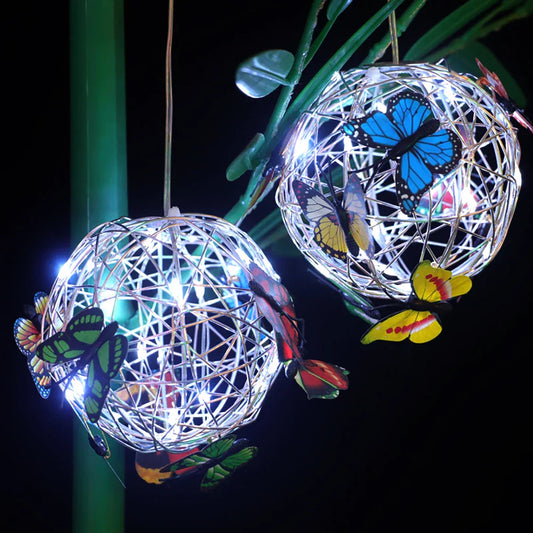 ButterBright - Hangende Solarlamp Vlinder