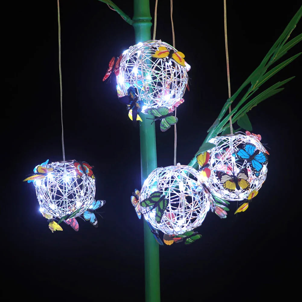 ButterBright - Hangende Solarlamp Vlinder