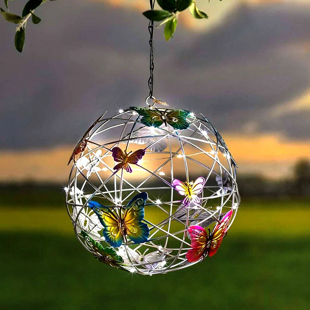 ButterBright - Hangende Solarlamp Vlinder