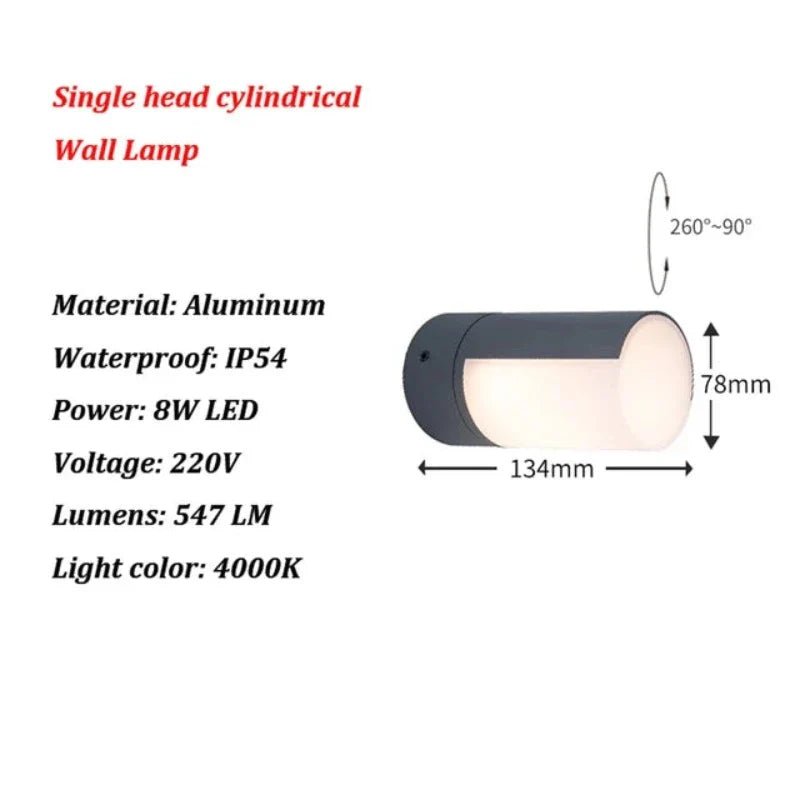 PathGlow - Moderne LED Buitenwandlamp