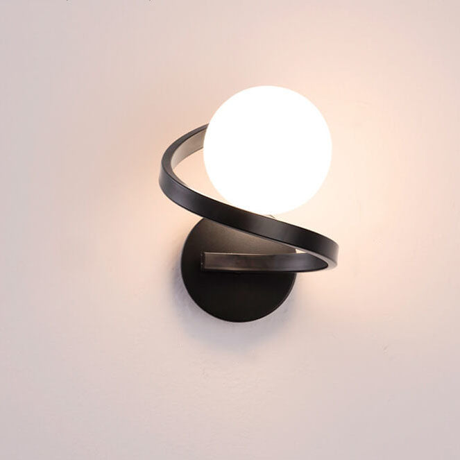 GloedFlex - Moderne gebogen minimalistische wandlamp van ijzer