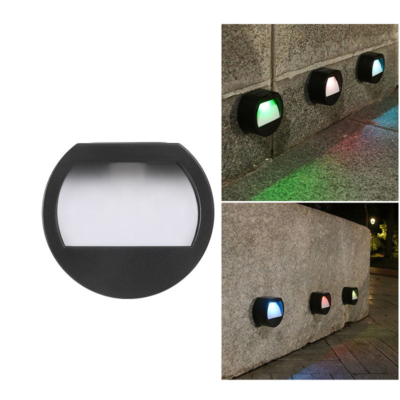 EcoBright - Waterdichte LED-solar terraslampen voor buiten, rond en vierkant