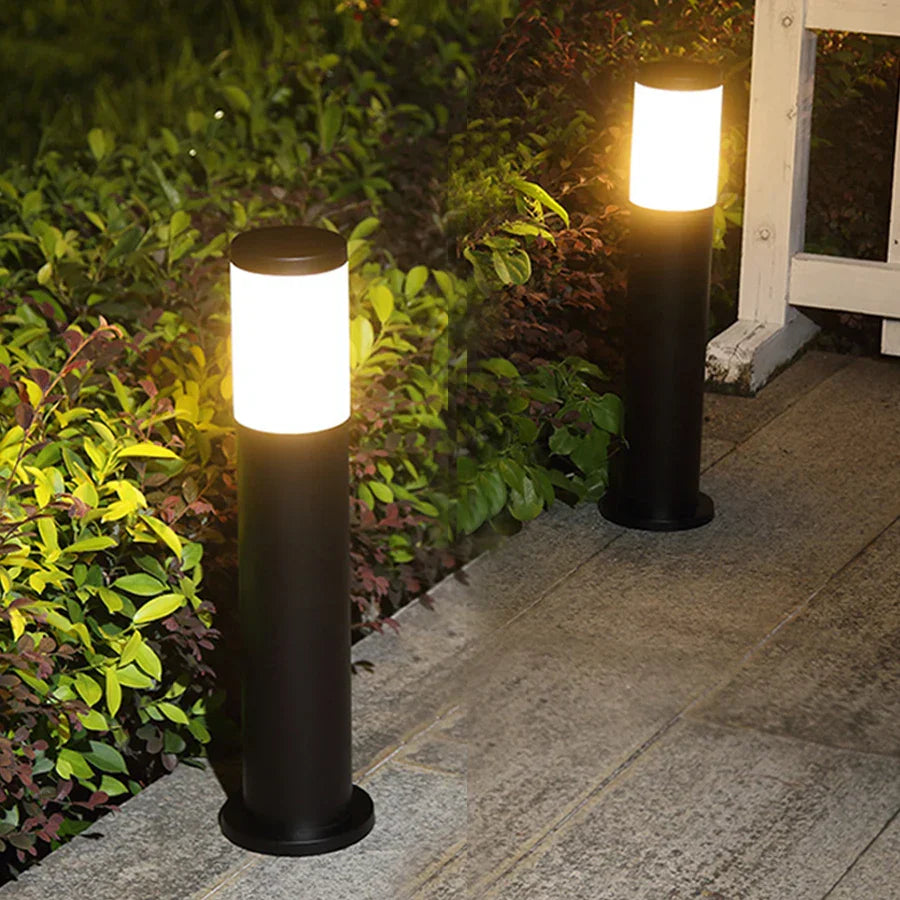 GleamGuard - Tuin-Rasenlamp van Roestvrij Staal