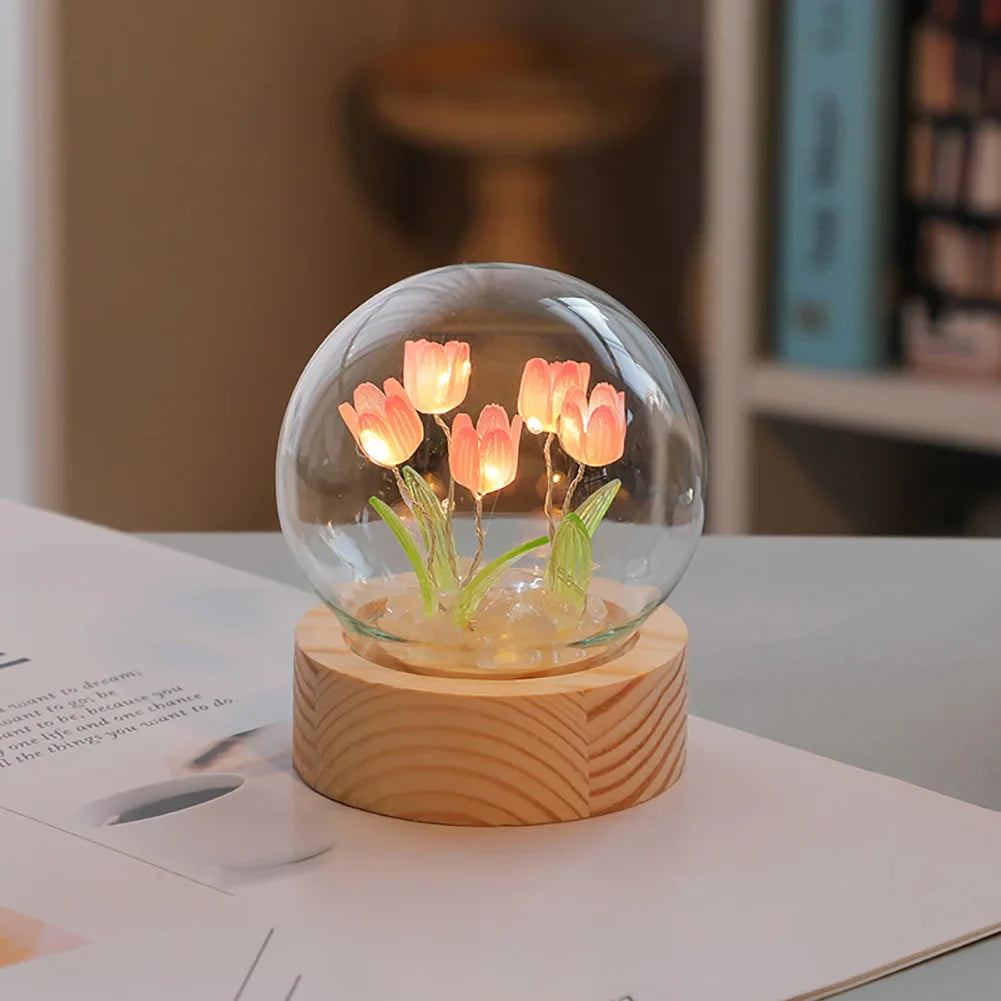 TulipGlow - Tulpen Tafel Bureau Lamp