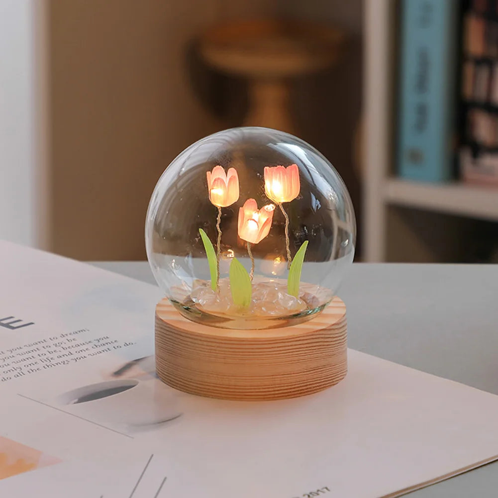 TulipGlow - Tulpen Tafel Bureau Lamp