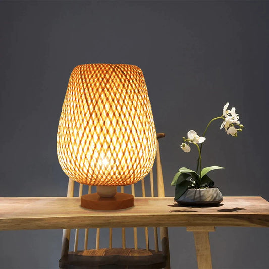RetroBambooCraft - Vintage Bamboe Handwerk Lampen