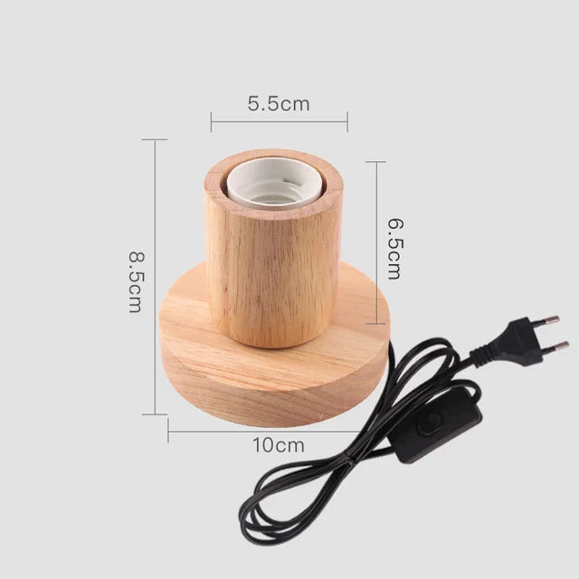 WoodWhimsy - Lámpara decorativa retro Houten