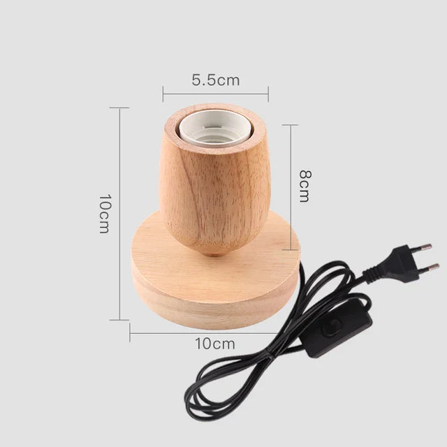 WoodWhimsy - Lámpara decorativa retro Houten