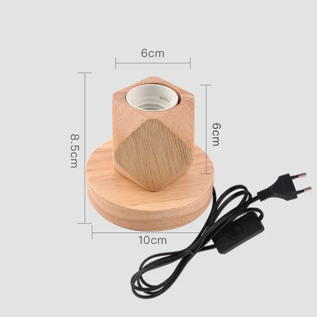 WoodWhimsy - Lámpara decorativa retro Houten