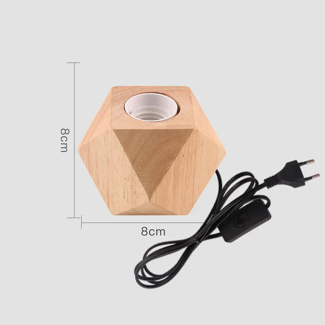 WoodWhimsy - Lámpara decorativa retro Houten