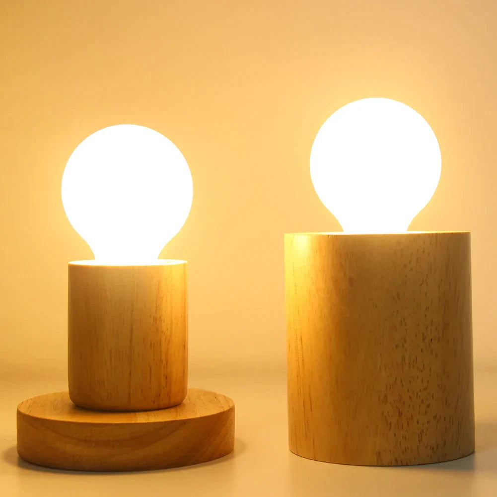 WoodWhimsy - Lámpara decorativa retro Houten
