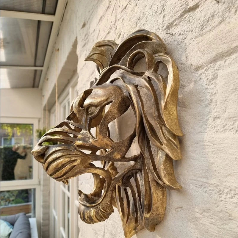 RegalRoar Lion - Leeuwenkop Wandsculptuur