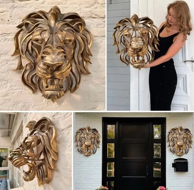 RegalRoar Lion - Leeuwenkop Wandsculptuur