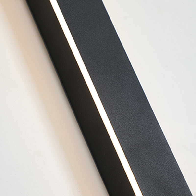 Edge Moderne Design LED Wandlampen Zwart Metaal voor Tuin en Hal