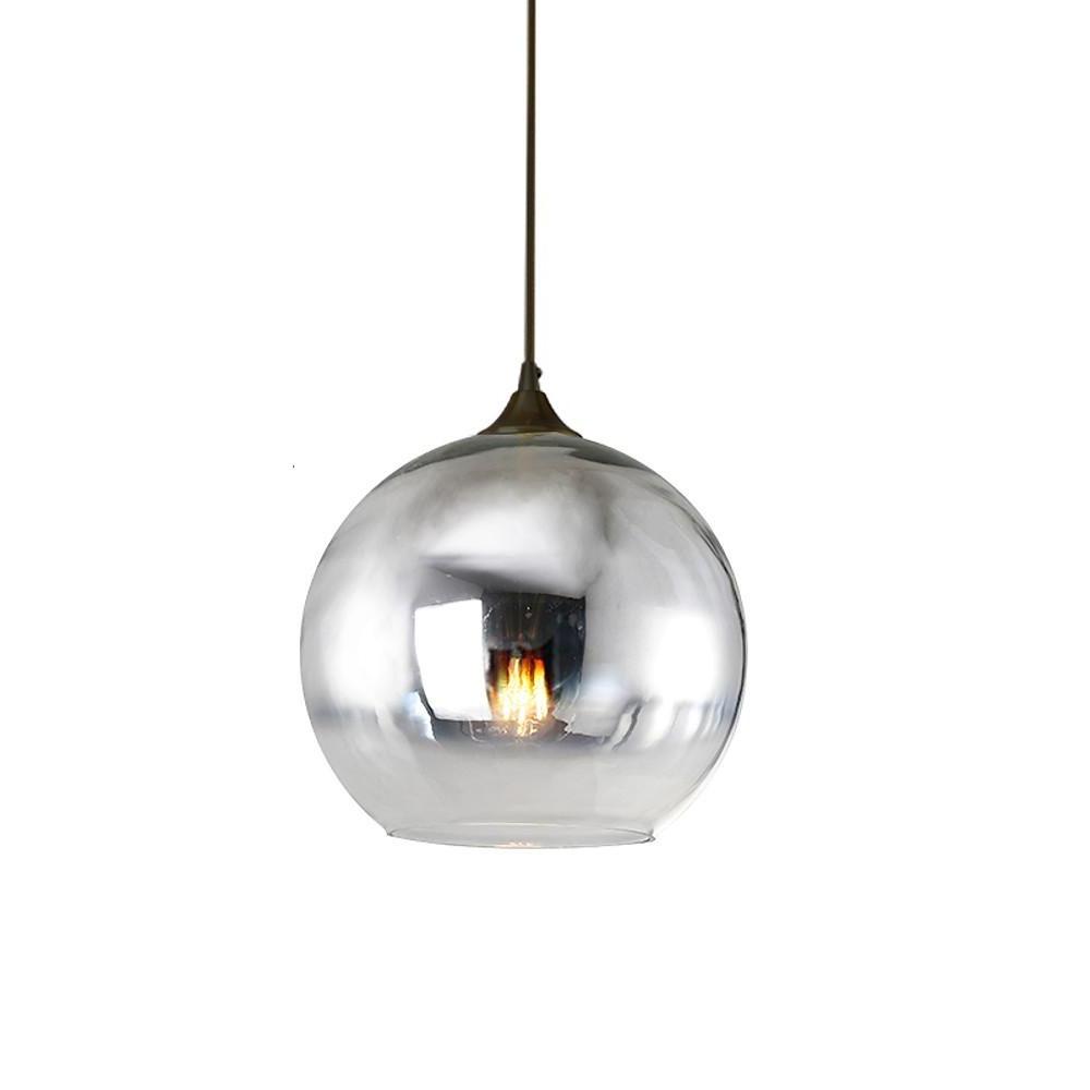 LichtMeester - Moderne Globe Design Hanglamp van Glas met LED Verlichting voor Keuken en Eetkamer