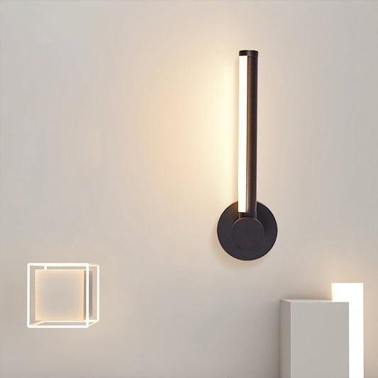 LichtLux - Eenvoudig Draaibare LED Wandlamp met Drie Kleuren Dimbaar voor de Woonkamer Achtergrondwand