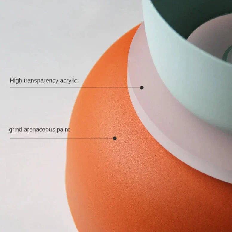 LuminaGlow - Lámpara colgante moderna en estilo escandinavo Macaron Stijl