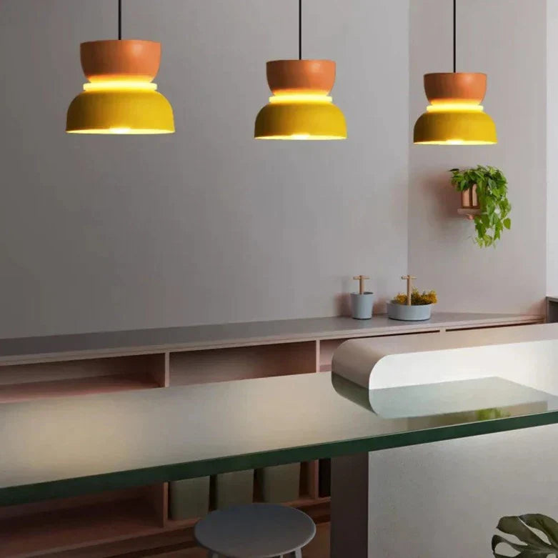 LuminaGlow - Lámpara colgante moderna en estilo escandinavo Macaron Stijl