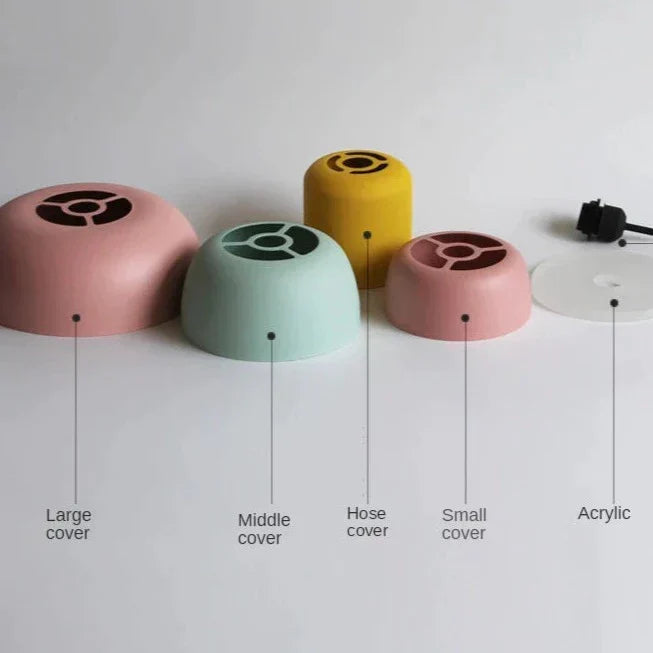 LuminaGlow - Lámpara colgante moderna en estilo escandinavo Macaron Stijl