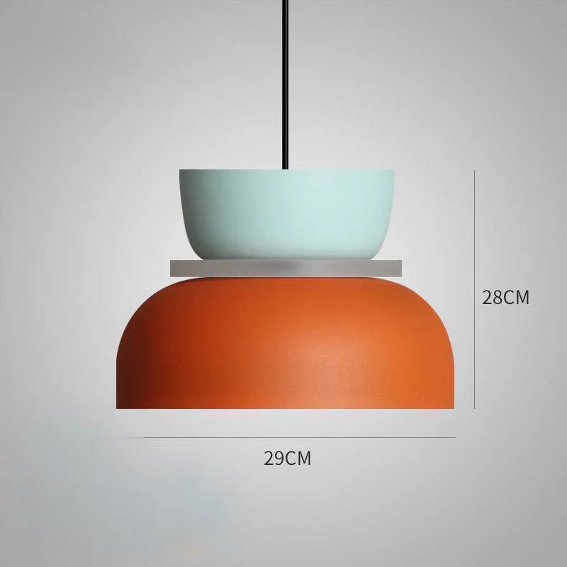 LuminaGlow - Lámpara colgante moderna en estilo escandinavo Macaron Stijl
