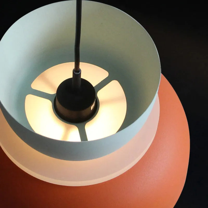 LuminaGlow - Lámpara colgante moderna en estilo escandinavo Macaron Stijl