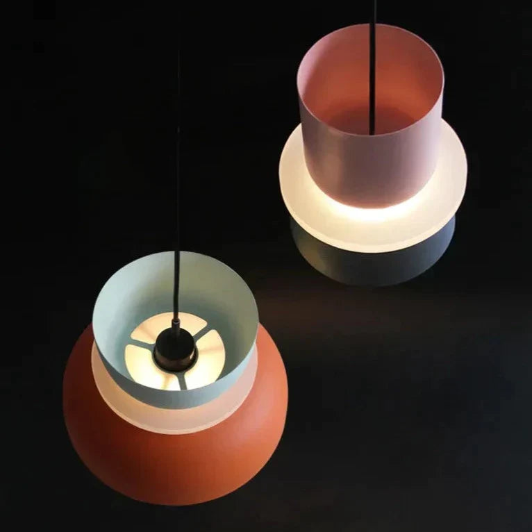 LuminaGlow - Lámpara colgante moderna en estilo escandinavo Macaron Stijl