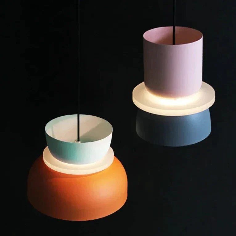 LuminaGlow - Lámpara colgante moderna en estilo escandinavo Macaron Stijl